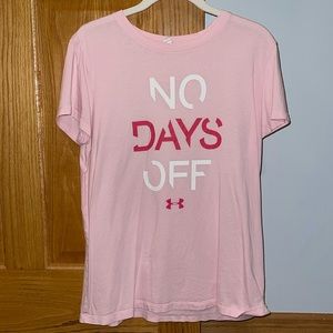 Pink workout shirt